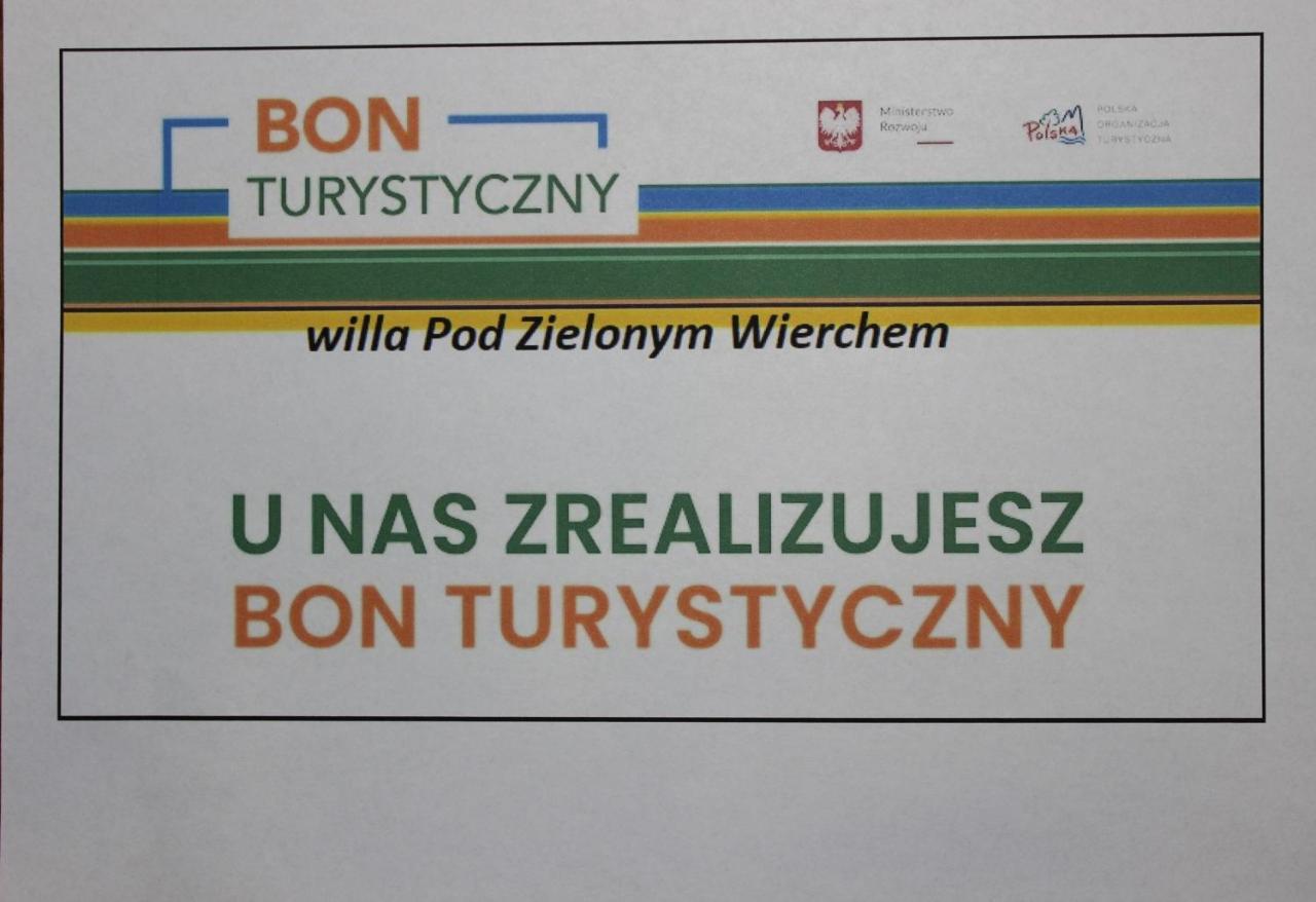 Willa Pod Zielonym Wierchem 자코파네 외부 사진